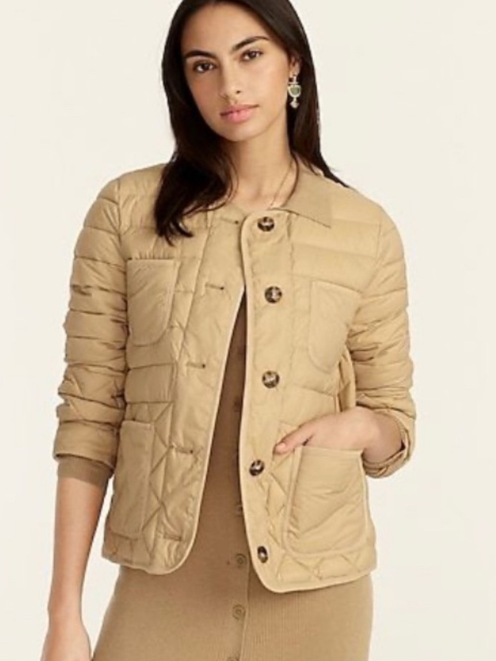 J.Crew Quilted lady jacket with PrimaLoft Size Small